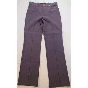 Simon Chang stretch Microtwill SZ 12 Stretch Pants Gray Straight 31×30